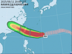 楊柳颱風最新路徑！8/13颱風假有望？7縣市暴風侵襲率飆9成「風雨這天最明顯」...天氣一表看